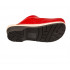 Zdravotné topánky FPU11 Červené / Čierna guma